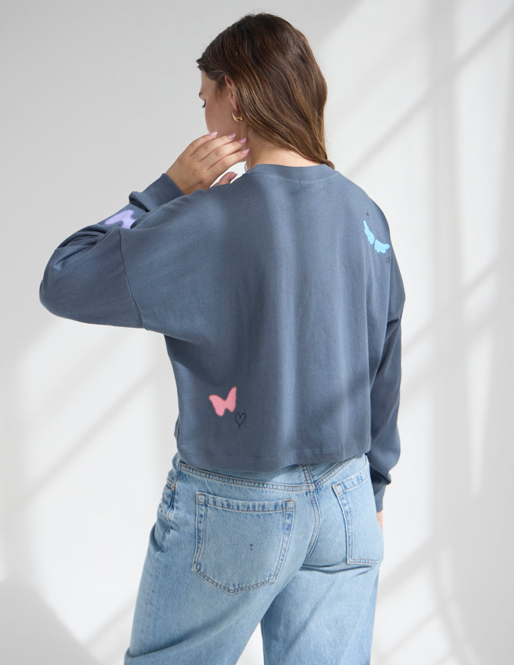 "Made New" Long-Sleeve Cropped T-Shirt