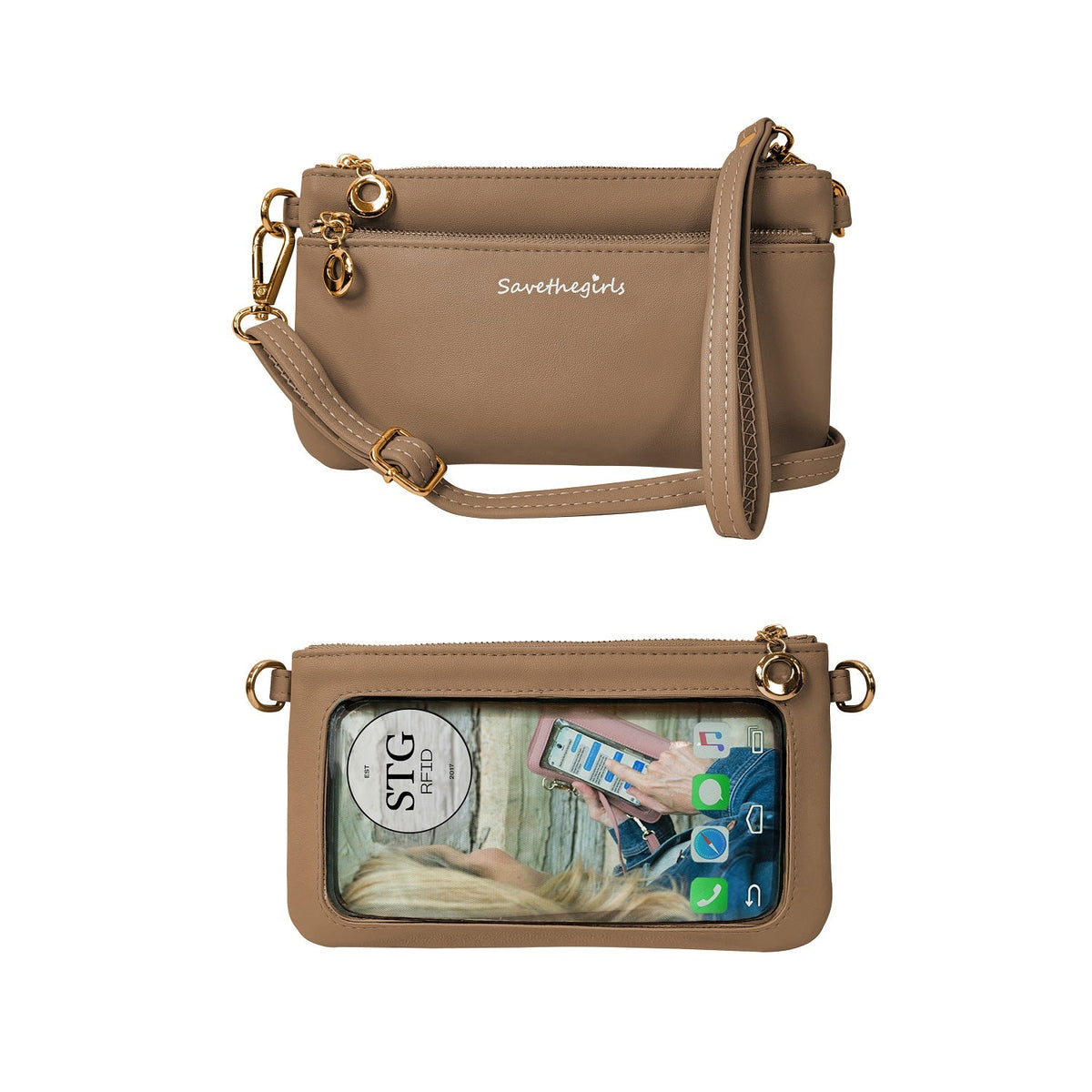 Bolso Bella RFID con Pantalla Táctil