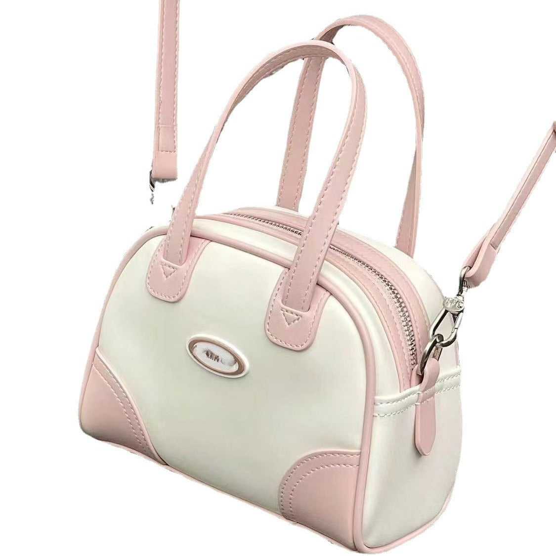 Bolso Boston mini de verano para dama — rosa