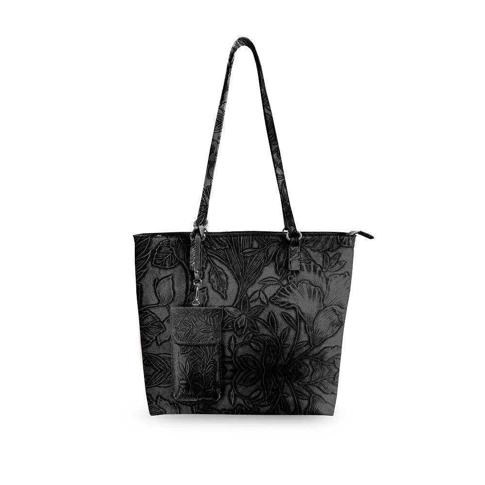 Bolso Floral con Correa Cruzada