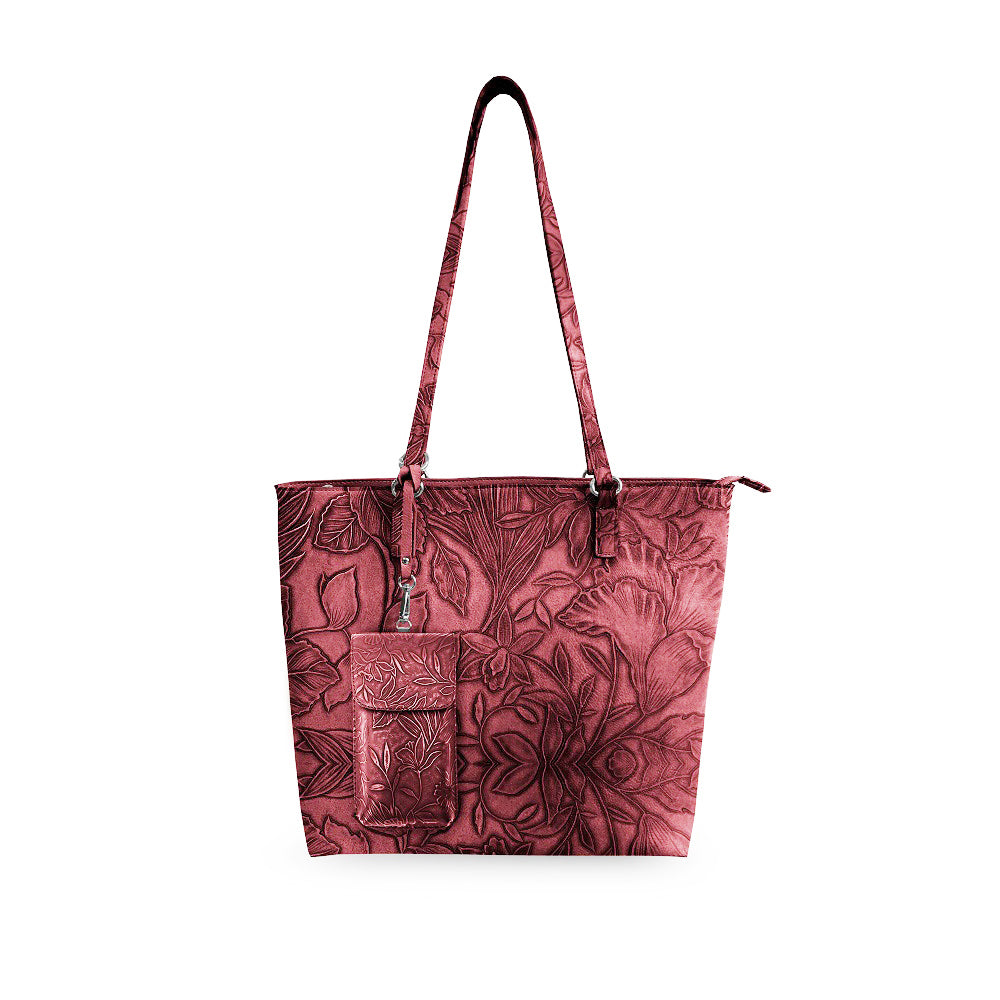 Bolso Floral con Correa Cruzada