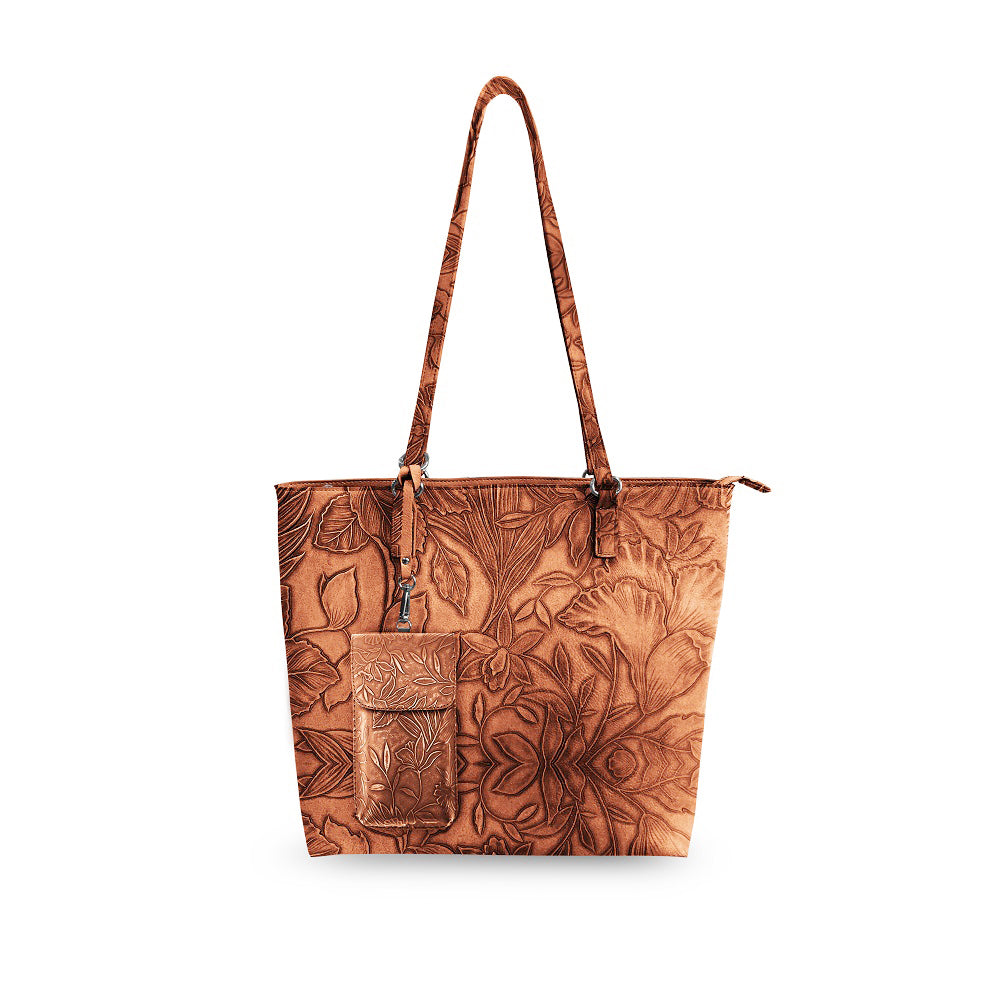 Bolso Floral con Correa Cruzada