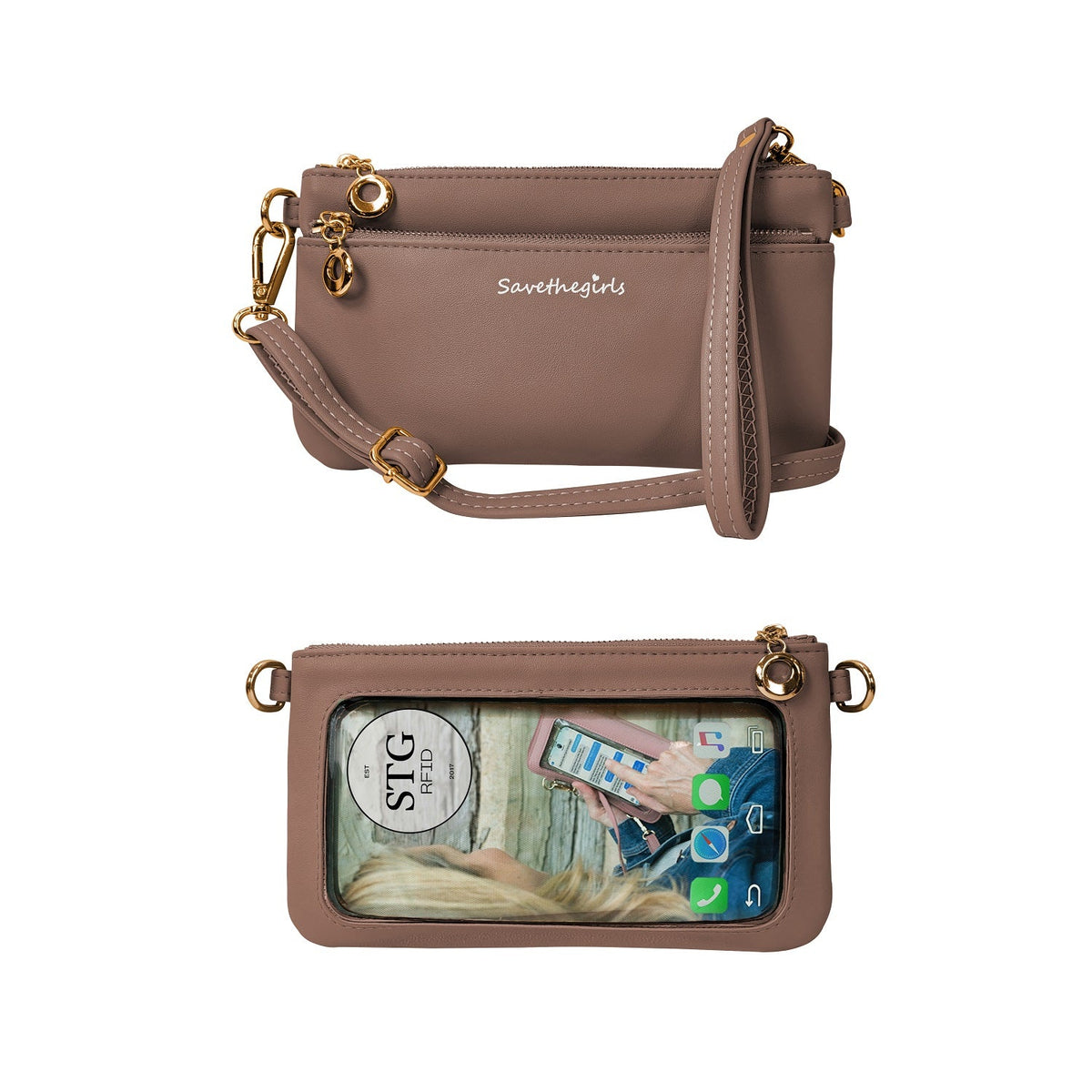 Bolso Bella RFID con Pantalla Táctil