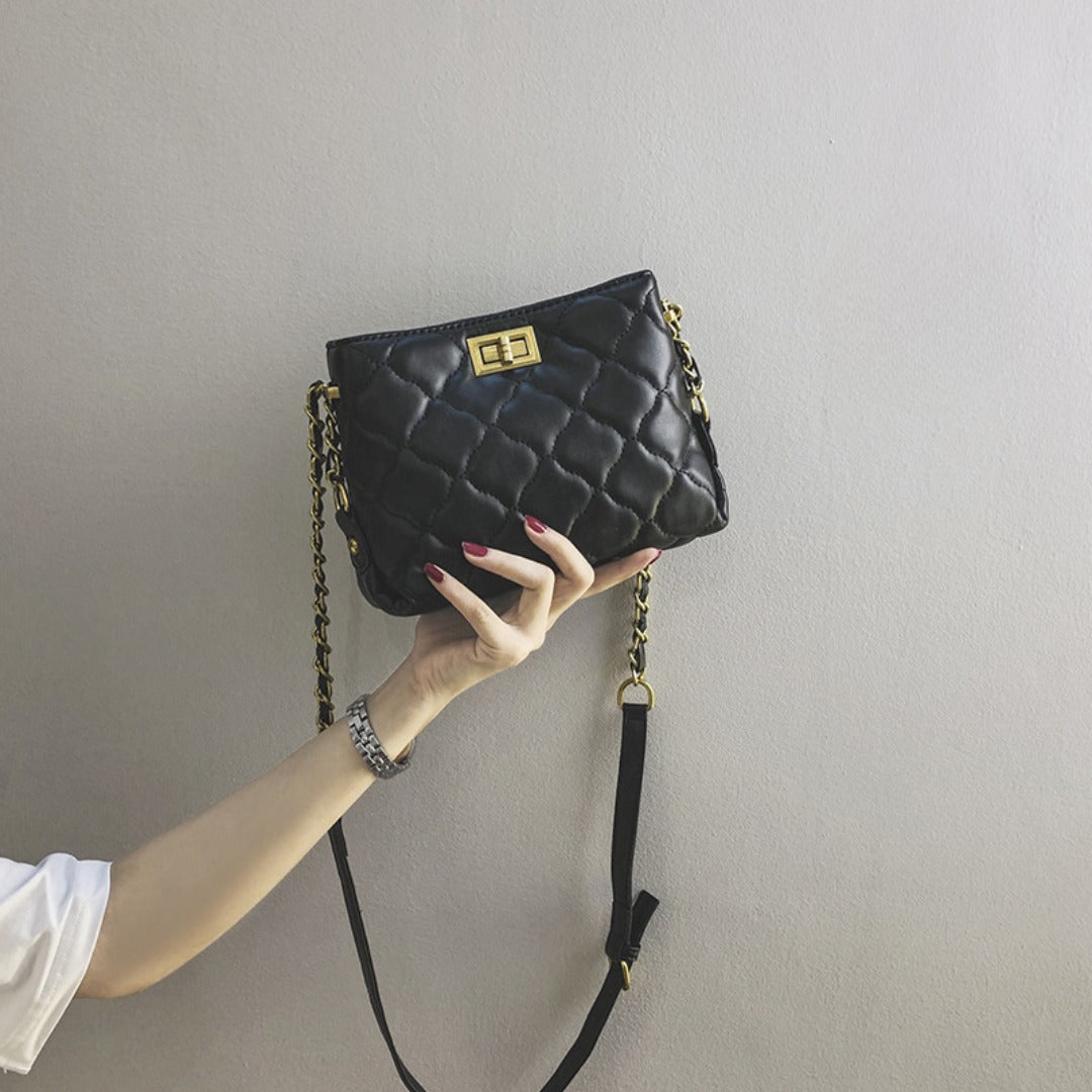 Bolso cruzado mini de cadena para dama — primavera/verano