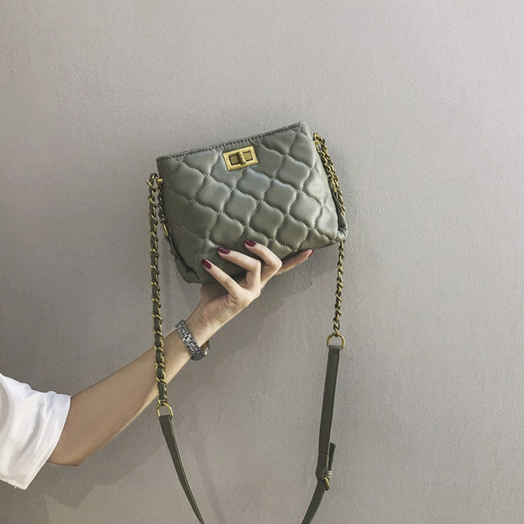 Bolso cruzado mini de cadena para dama — primavera/verano