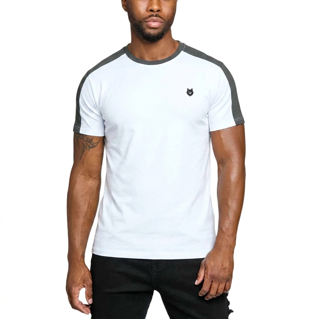 Camiseta deportiva color block para caballero | Loki & Ivy